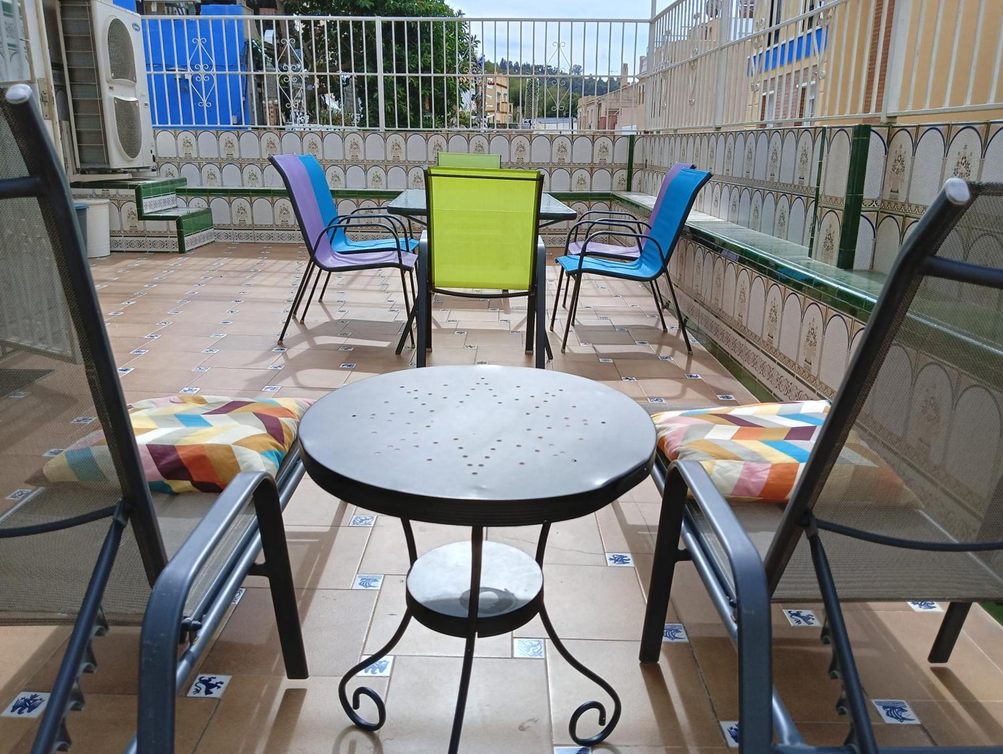 マラガPiso Centrico 1.5Km Playa Con Gran Terraza +Vistasアパートメント エクステリア 写真